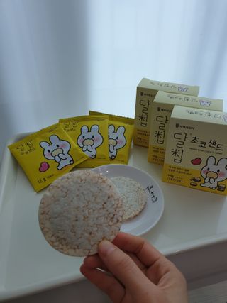 네이처오다 달칩 초코샌드 — 5점을 준 리뷰어가 2021년 1월 올린 사용 사진