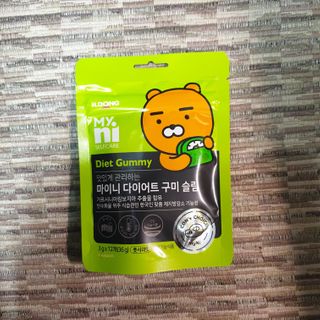 일동제약 마이니 마이니 다이어트 구미 슬림 — 4점을 준 리뷰어가 2021년 2월 올린 사용 사진