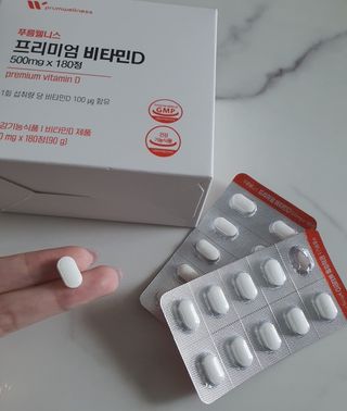 [푸름웰니스] 프리미엄 비타민D (500mgX180정) — 5점을 준 리뷰어가 2022년 5월 올린 사용 사진