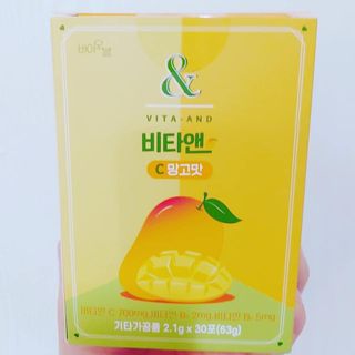 비타앤C 레몬맛, 망고맛 — 5점을 준 리뷰어가 2021년 4월 올린 사용 사진