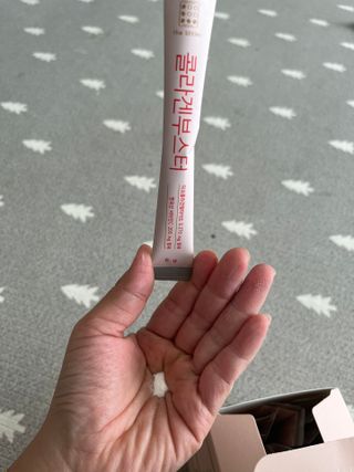 더리틀스 콜라겐부스터 — 5점을 준 리뷰어가 2022년 12월 올린 사용 사진