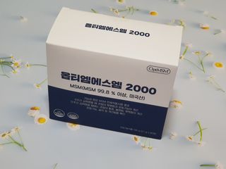 바른비타민 옵티엠에스엠2000 1박스 60포 관절 연골 복합건강기능식품 — 5점을 준 리뷰어가 2021년 6월 올린 사용 사진