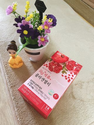 함초록 Rg+ 석류콜라겐젤리 — 5점을 준 리뷰어가 2021년 3월 올린 사용 사진