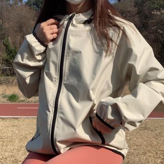 크노텐 후디집업자켓(다이어트땀복) — 5점을 준 리뷰어가 2022년 3월 올린 사용 사진