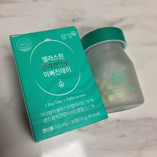 체인미 엘라스틴 콜라겐으로 이뻐진데이 500mg x 30정 — 5점을 준 리뷰어가 2021년 12월 올린 사용 사진