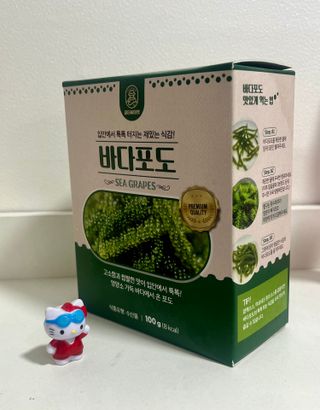 [피터씨마켓] 바다포도 100g(20g x 5봉) 우미부도 그린캐비어 ASMR 소분포장 — 5점을 준 리뷰어가 2024년 8월 올린 사용 사진