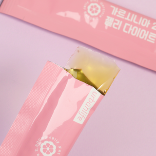 주식회사 얼굴반쪽 [얼굴반쪽 가르시니아 2,800mg] x 14포 1주 젤리 다이어트 보조제 체지방감소 — 4.5점을 준 리뷰어가 2021년 11월 올린 사용 사진