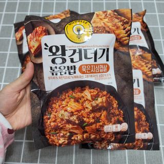 한성기업 무볼레 왕건더기 볶음밥 묵은지삼겹살 — 5점을 준 리뷰어가 2021년 11월 올린 사용 사진