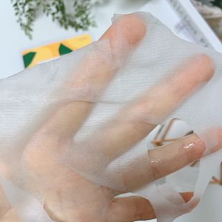 제주인디 비타민 씨 데일리 모닝 케어 마스크 — 5점을 준 리뷰어가 2023년 12월 올린 사용 사진