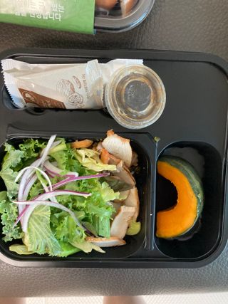 참살이도시락 작심삼일 샐러드도시락 3개 맛보기 새벽배송 또는 택배배송 — 5점을 준 리뷰어가 2021년 9월 올린 사용 사진