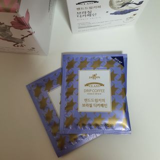 (주)쟈뎅 쟈뎅 클래스 핸드 드립 커피 10P 2종_디카페인 1종+랜덤 플레이버 1종 — 5점을 준 리뷰어가 2021년 4월 올린 사용 사진