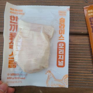 한끼통살 슬라이스 닭가슴살 — 5점을 준 리뷰어가 2023년 2월 올린 사용 사진