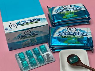 마요라 히말라야 솔트 캔디 2종-페퍼민트 맛, 라임민트 맛 — 5점을 준 리뷰어가 2023년 1월 올린 사용 사진