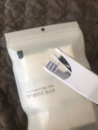[생활공작소] 변기크리너 스틱 + 리필 12개 세트 — 4점을 준 리뷰어가 2021년 3월 올린 사용 사진