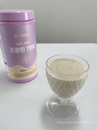 [푸름웰니스] 프로틴 다이어트 단백질 쉐이크 (750g) — 5점을 준 리뷰어가 2022년 3월 올린 사용 사진