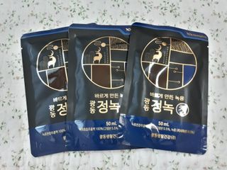 광동생활건강 [광동] 바르게 만든 녹용, 광동정녹청 30포. — 4점을 준 리뷰어가 2022년 6월 올린 사용 사진