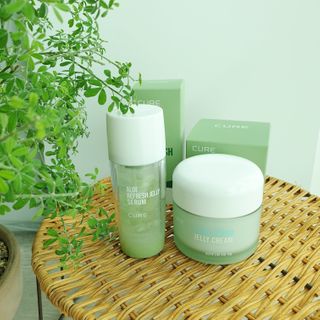 김정문알로에 큐어 큐어 알로에 리프레쉬 젤리 세럼, 큐어 알로에 하이드로 젤리 크림 — 5점을 준 리뷰어가 2021년 2월 올린 사용 사진