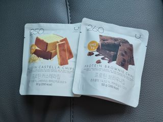 신상품) 딜라이트 프로젝트 프로틴  브라우니칩/ 카스테라칩 총 6EA — 5점을 준 리뷰어가 2022년 5월 올린 사용 사진