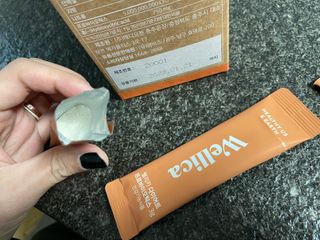 웰리카 다이어트 프로바이오틱스 — 4.5점을 준 리뷰어가 2021년 2월 올린 사용 사진
