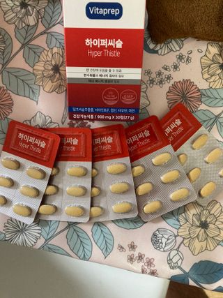 뉴트리션팩토리 비타프렙 하이퍼씨슬 밀크씨슬 900mg — 5점을 준 리뷰어가 2021년 9월 올린 사용 사진