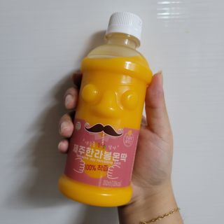 탐라원 제주의 맛, 몬딱주스 4종세트 - 한라봉몬딱주스, 천혜향몬딱주스, 청귤에이드, 당근몬딱주스 — 4점을 준 리뷰어가 2021년 7월 올린 사용 사진