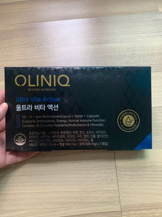올리닉 울트라비타액션 — 5점을 준 리뷰어가 2021년 9월 올린 사용 사진