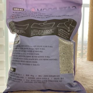 겟플렉스 켓플렉스 캣츠룸BS-1 고양이모래 4kg — 5점을 준 리뷰어가 2020년 12월 올린 사용 사진