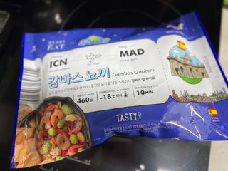 [테이스티나인][레디잇x부루마불] 감바스 뇨끼 460g — 5점을 준 리뷰어가 2022년 5월 올린 사용 사진