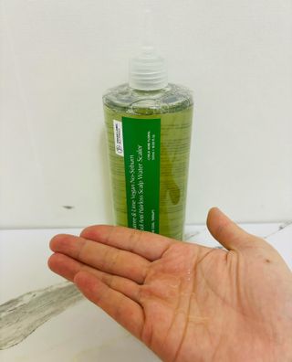 닥터시드 티트리 앤 라임 비건 지성케어 쿨 탈모 두피 워터 스케일러 — 5점을 준 리뷰어가 2024년 5월 올린 사용 사진
