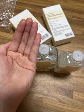 [녹산] 비건 대나무 밸런싱 수분 토너 + 비건 바이오 비타 에센스 — 5점을 준 리뷰어가 2022년 10월 올린 사용 사진