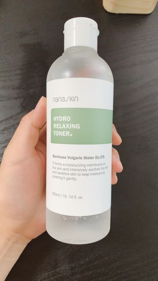 나나스킨 하이드로릴렉싱토너 — 5점을 준 리뷰어가 2021년 6월 올린 사용 사진