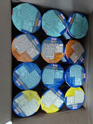 NISSIN 닛신 컵누들  4종 - 씨푸드오리지날, 씨푸드 스파이시, 씨푸드 커리, 씨푸드 XO소스 — 5점을 준 리뷰어가 2022년 3월 올린 사용 사진