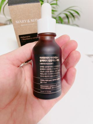 마리엔메이  이데베논 블랙베리 보습 크림 + 세럼 — 5점을 준 리뷰어가 2021년 10월 올린 사용 사진