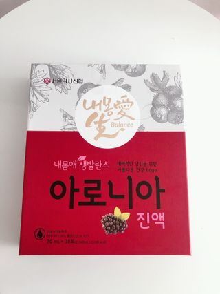 서울약사신협_내몸애생발란스아로니아_70ml x 30포 — 5점을 준 리뷰어가 2021년 6월 올린 사용 사진