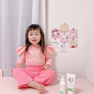 mom e 맘이 내추럴 베이비 케어 크림+바디오일 — 5점을 준 리뷰어가 2021년 1월 올린 사용 사진