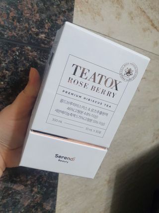 세렌디뷰티_이너뷰티 티톡스 로즈 베리 — 5점을 준 리뷰어가 2021년 3월 올린 사용 사진