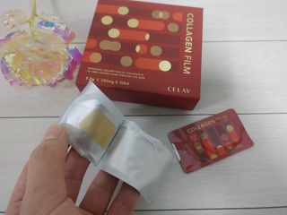프리마인 귀족의 콜라겐, 92배 흡수율. 럭셔리 프리미엄 셀라브 콜라겐필름 30매 — 5점을 준 리뷰어가 2021년 10월 올린 사용 사진