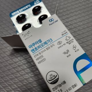 메디포스트 모비타 아쿠아셀 엔초비오메가3 60캡슐 — 5점을 준 리뷰어가 2022년 12월 올린 사용 사진