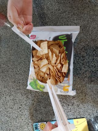 칩스틱 과자젓가락 게이밍젓가락 2ea / KC인증 식품용 — 5점을 준 리뷰어가 2021년 10월 올린 사용 사진