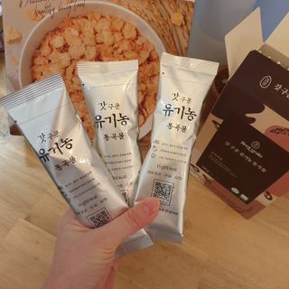 씨알푸드 유기농 쌀 시리얼 390g + 갓 구운 유기농 발아통곡물 150g — 5점을 준 리뷰어가 2022년 1월 올린 사용 사진