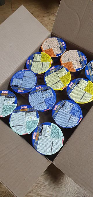 NISSIN 닛신 컵누들  4종 - 씨푸드오리지날, 씨푸드 스파이시, 씨푸드 커리, 씨푸드 XO소스 — 5점을 준 리뷰어가 2022년 11월 올린 사용 사진