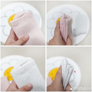 [사이즈가 있는 양말 필로이]여자 순면 통파일 꿀잠 수면 양말【 S, M, L 】3가지 사이즈_컬러 랜덤 3족 — 5점을 준 리뷰어가 2022년 10월 올린 사용 사진