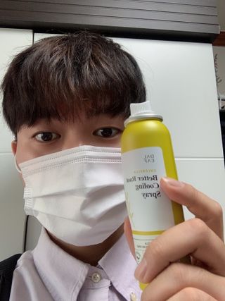 달리프 클로렐라 베러 루트 쿨링 스프레이 100ml — 4점을 준 리뷰어가 2021년 5월 올린 사용 사진