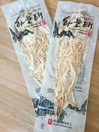 [오늘바스켓] 용대리 손질하늘태 130g — 5점을 준 리뷰어가 2021년 5월 올린 사용 사진