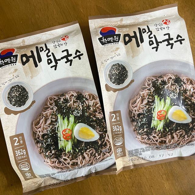 [한면원] 메밀막국수 2팩 [4인분] 리뷰 사진