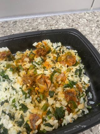 직탁 식단관리 3종 도시락(꼬막 듬뿍 곤드레비빔밥, 알리오올리오 불고기오믈렛, 매콤쭈꾸미 시래기유채밥) — 5점을 준 리뷰어가 2022년 7월 올린 사용 사진