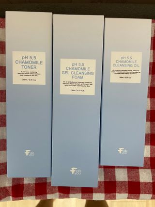 페브유 / FABYOU 페브유 pH5.5 캐모마일 젤 클렌징 폼 + 클렌징 오일 + 토너 3종 세트 — 2.5점을 준 리뷰어가 2021년 6월 올린 사용 사진