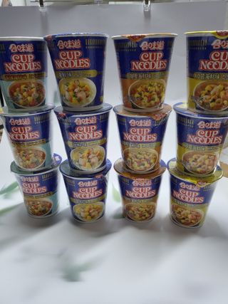 NISSIN 닛신 컵누들  4종 - 씨푸드오리지날, 씨푸드 스파이시, 씨푸드 커리, 씨푸드 XO소스 — 5점을 준 리뷰어가 2022년 4월 올린 사용 사진