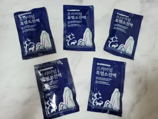 참앤들황토농원 국내산 흑염소를 정성스럽게 담은, 프리미엄 흑염소 진액 70ml x 30포 1박스 — 5점을 준 리뷰어가 2023년 1월 올린 사용 사진