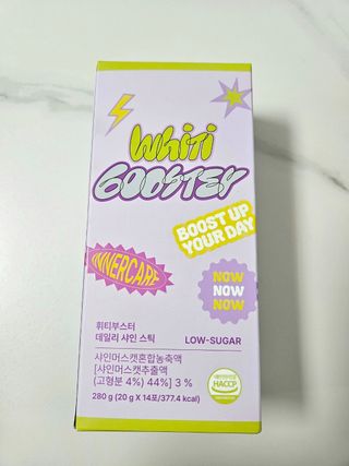 [1박스 구매평] 휘티부스터 데일리 샤인 스틱 선&브라이트닝 케어 이너뷰티 — 5점을 준 리뷰어가 2025년 7월 올린 사용 사진